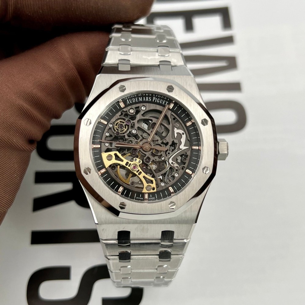 AUDEMARS PIGUET - ROYAL OAK DOUBLE BALANCE 41MM / 15407ST-OO-1220ST-01(APS FACTORY)