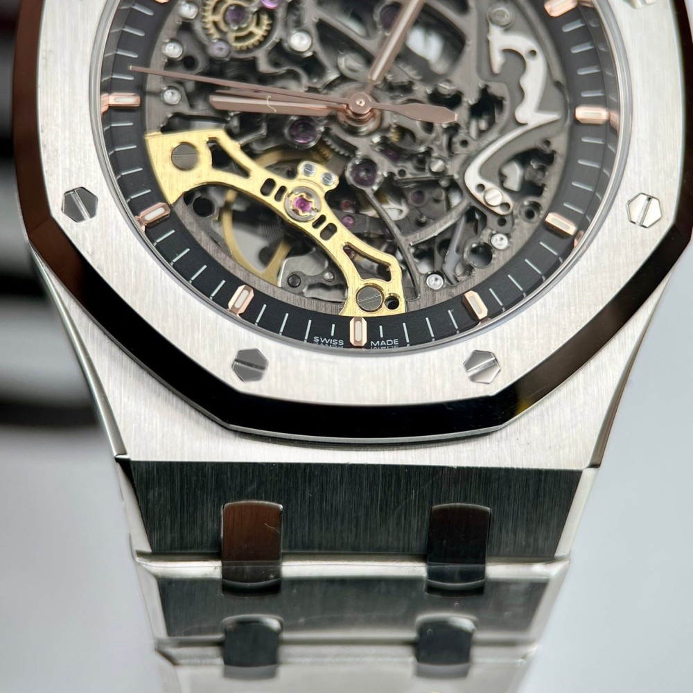 AUDEMARS PIGUET - ROYAL OAK DOUBLE BALANCE 41MM / 15407ST-OO-1220ST-01(APS FACTORY)