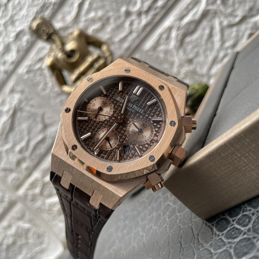 AUDEMARS PIGUET - ROYAL OAK CHRONOGRAPH 41MM / 26331OR-OO-D821CR-01 (IP FACTORY)